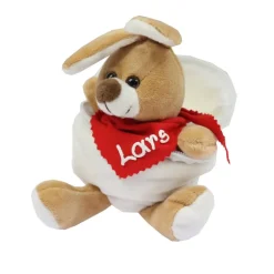 Kuschelhase mit Namen - Kuscheltier Hase personalisiert -Kuscheltier mit Wunschbeschriftung- Ostergeschenk Geschenk