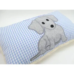 Kuschelkissen  Dackel Waldi Hund Dackel Teckel  Wunschnamen Taufkissen Geburtskissen - Schmusekissen Kiss