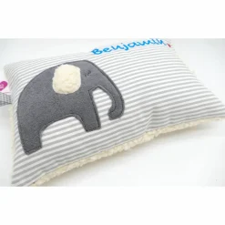 Kuschelkissen Elefant Elefanten Wunschnamen Taufkissen Geburtskissen - Schmusekissen Kissen mit Namen