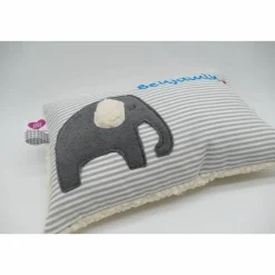 Kuschelkissen Elefant Elefanten Wunschnamen Taufkissen Geburtskissen - Schmusekissen Kissen mit Namen