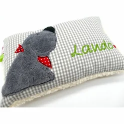 Kuschelkissen  Hund Labrador Retriever  Wunschnamen Taufkissen Geburtskissen - Schmusekissen Kissen mit Namen