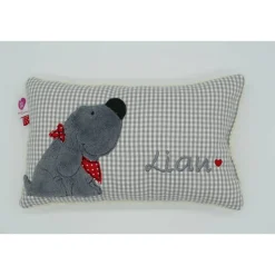 Kuschelkissen  Hund Labrador Retriever  Wunschnamen Taufkissen Geburtskissen - Schmusekissen Kissen mit Namen