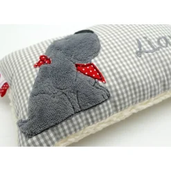 Kuschelkissen  Hund Labrador Retriever  Wunschnamen Taufkissen Geburtskissen - Schmusekissen Kissen mit Namen