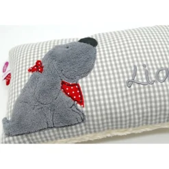 Kuschelkissen  Hund Labrador Retriever  Wunschnamen Taufkissen Geburtskissen - Schmusekissen Kissen mit Namen