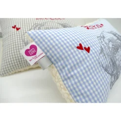 Kuschelkissen  Hund Labrador Retriever  Wunschnamen Taufkissen Geburtskissen - Schmusekissen Kissen mit Namen