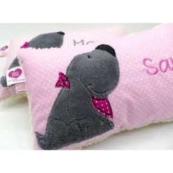 Kuschelkissen  Hund Labrador Retriever  Wunschnamen Taufkissen Geburtskissen - Schmusekissen Kissen mit Namen