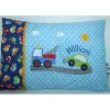Kuschelkissen Motiv Abschleppwagen & Name 20x30 cm