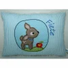 Kuschelkissen, Namenskissen Motiv Rehkitz 20x30 cm