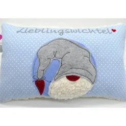 Kuschelkissen Wichtel Tomte Zwerg Rentier Rednose Elch Reh Rudolph Nikolaus - Weihnachten- Kissen mit Namen