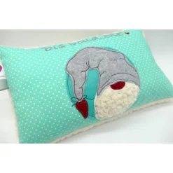 Kuschelkissen Wichtel Tomte Zwerg Rentier Rednose Elch Reh Rudolph Nikolaus - Weihnachten- Kissen mit Namen