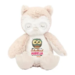 Kuscheltier Schultüte Löwe Teddy Hase Katze Eule Schulanfang Plüschtier personalisiert mit Schulkind Name