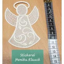 Lace-Engel, gestickt