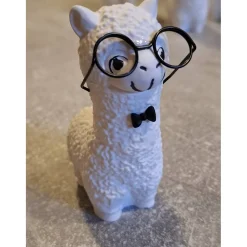 Lama aus Raysin mit Accessoires - niedliche Dekoration oder kleines Geschenk