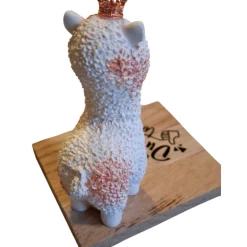 Lama aus Raysin mit Krone und Spruch " Du bist toll"