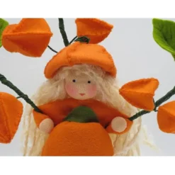 Lampionblume - Physalis  - Blumenkind - Jahreszeitentisch - Waldorf Art- Art.Nr. HE31