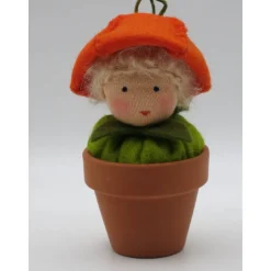 Lampionblume im Töpfchen - Physalis  - Blumenkind - Jahreszeitentisch - Waldorf Art - Art.Nr. HE3