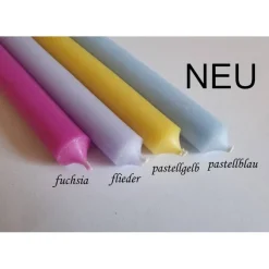 lange Stabkerzen 18cm lang - 22mm Durchmesser farbig | Geburtstagskerzen | Kerzen