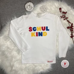 LA-Shirt "Schulkind" Gr.122/128 * Optional mit Wunschnamen