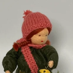 Laternenmädchen grün- Jahreszeitentisch - Blumenkind - Herbst