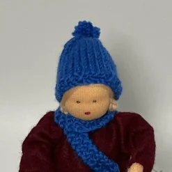 Laternenmädchen rot - Jahreszeitentisch - Blumenkind - Herbst