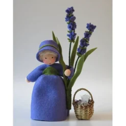 Lavendel Mädchen - Blumenkind - Jahreszeitentisch - Waldorf Art - Art.Nr.SO29