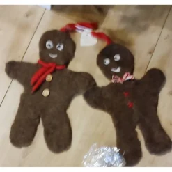 Lebkuchenmännchen handgefilzte Deko