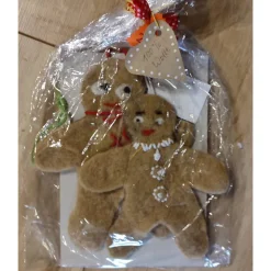 Lebkuchenmännchen handgefilzte Deko