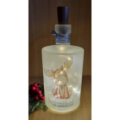 LED Flasche "Weihnachts Elch"