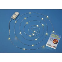 LED Leuchtdraht, warmes Licht, 10 Leuchtpunkte