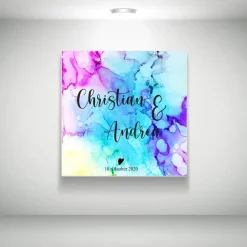 Leinwand als Familien oder Partnerschaftsbild *handmade* versch. Dessins und Größen möglich