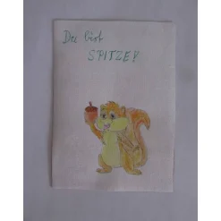 Leinwandkarte - "Du bist Spitze"