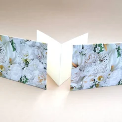 Leporello Fotoalbum Hochzeitsstrauß 11x16cm Querformat Personalisierbar