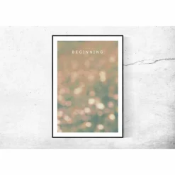 Lettering Poster mit dem Schriftzug 