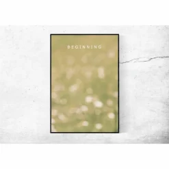 Lettering Poster mit dem Schriftzug 