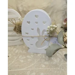 Leuchtendes Osterei aus Raysin – Handgemachte Frühlingsdeko mit LED-Licht