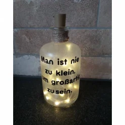Leuchtflasche LED Klein und Großartig