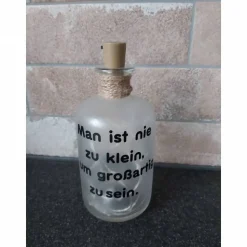 Leuchtflasche LED Klein und Großartig