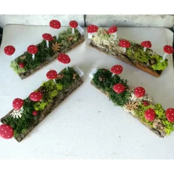 Leuchtpilze auf Baumrinde