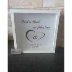 Leuchtrahmen "Hochzeitsjubiläum"