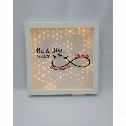 Leuchtrahmen, Rahmen beleuchtet Mr. & Mrs.