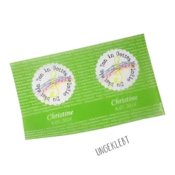 Lichthülle Dekoration zur Kommunion - Du bist ein Ton in Gottes Melodie -