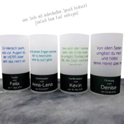 Lichthülle Kommunion Konfirmation Firmung oder Taufe - Fisch-Kreidezeichnung -