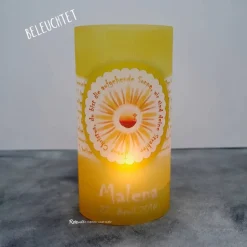 Lichthülle Kommunion Sonne gelb
