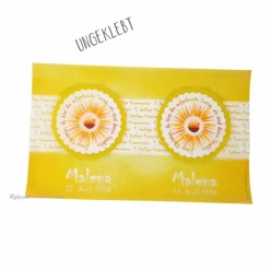 Lichthülle Kommunion Sonne gelb