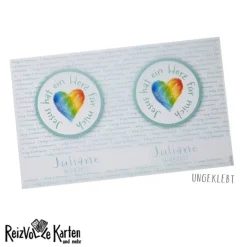 Lichthülle zur Kommunion - Jesus hat ein Herz für mich (2)