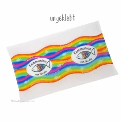 Lichthülle zur Kommunion Regenbogen Fisch