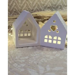 Lichthäuser  – romantische Teelichthalter in Weiß für gemütliche Deko