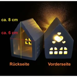 Lichthäuser, Windlicht, Keramik, nordisches Dekor, Auswahl