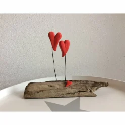 Liebe auf Treibholz, Herzen auf Schwemmholz