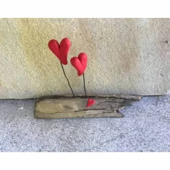 Liebe auf Treibholz, Herzen auf Schwemmholz